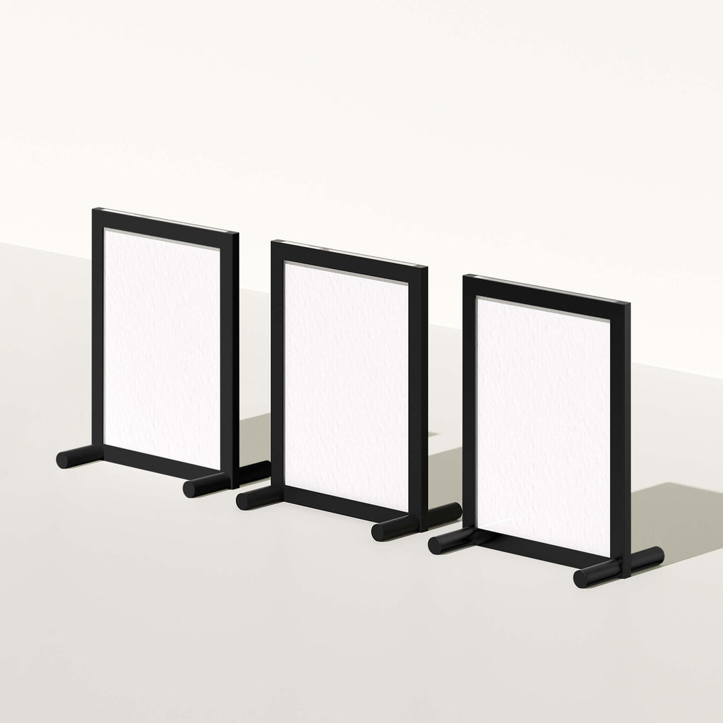menu holder, Sign holder, Table signage, table tent cards