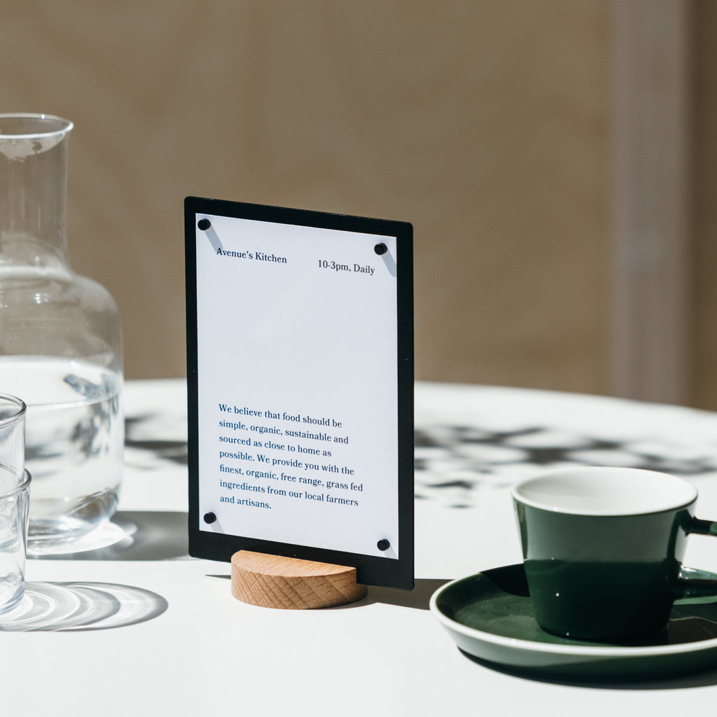 Table Talker, Table Tent, Table Cards, Table Top Sign Holder, Tabletop Sign, Table Sign Holders, Table Signage