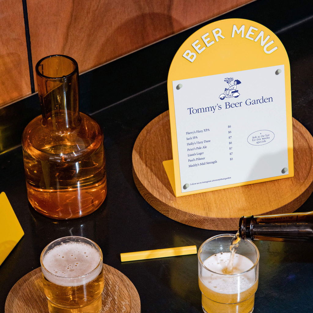 Changeable Menu Displays