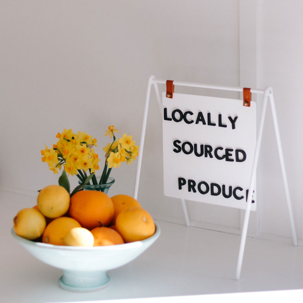 Small A-Frame sign for counters