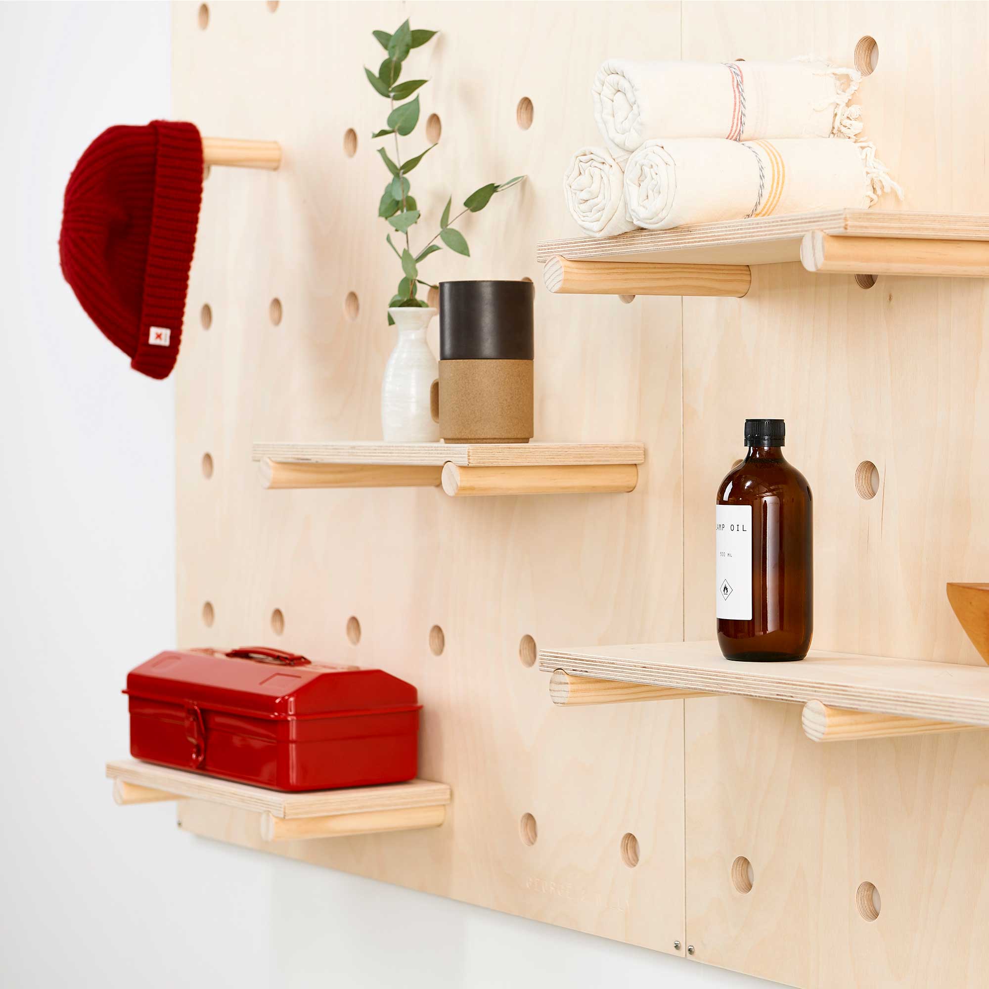 Extra Peg Board Shelves - George and Willy