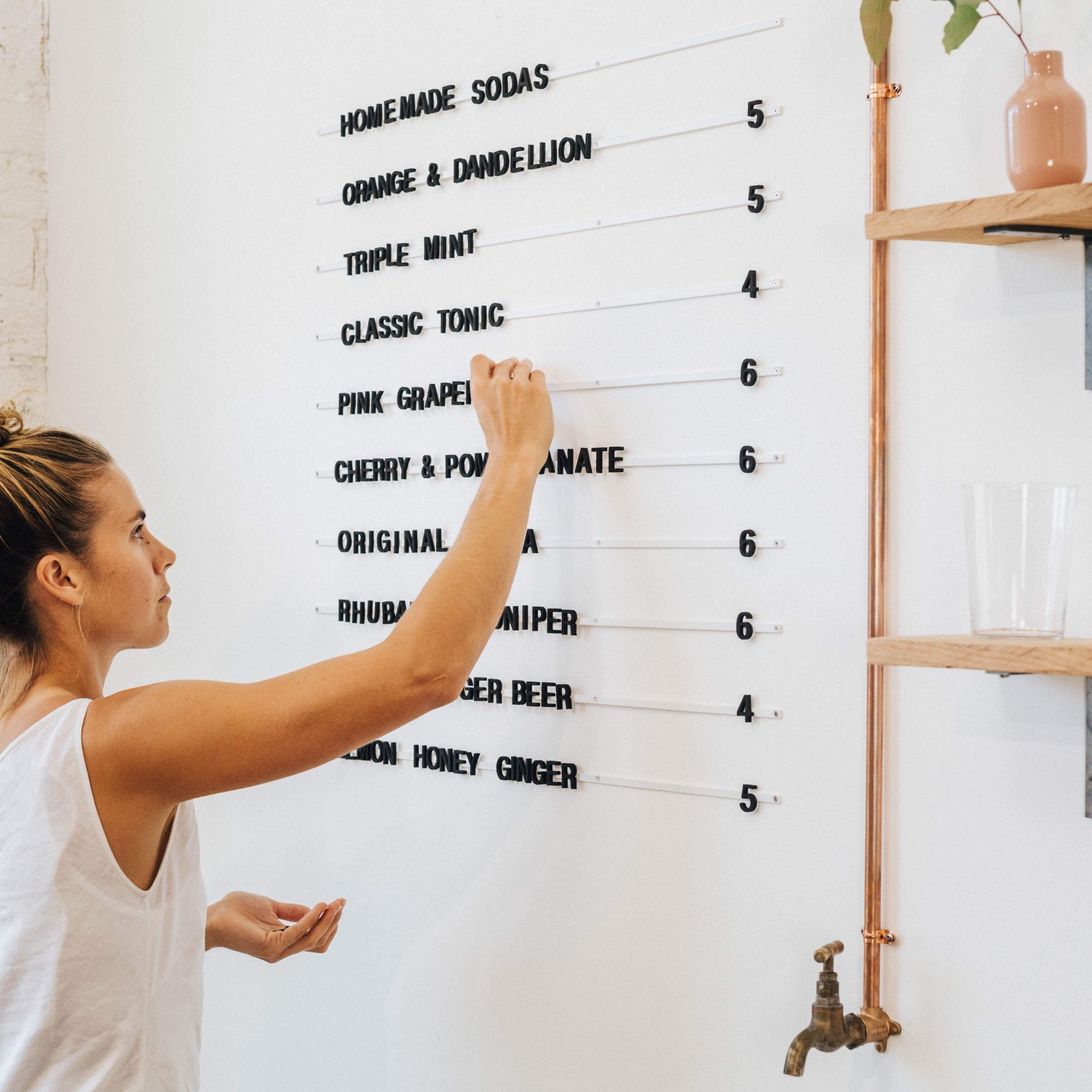 Magnetic Menu Board - George and Willy