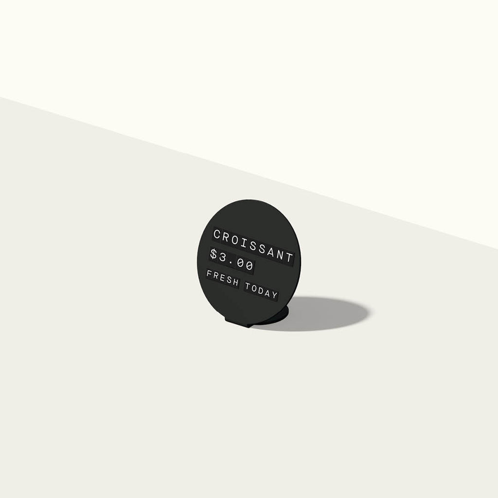Changeable Counter Sign Price Displays